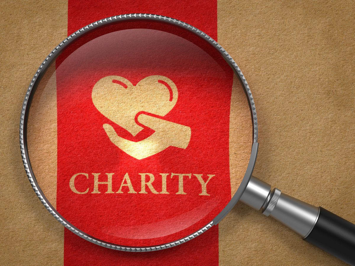 Focus on charity emblem design
